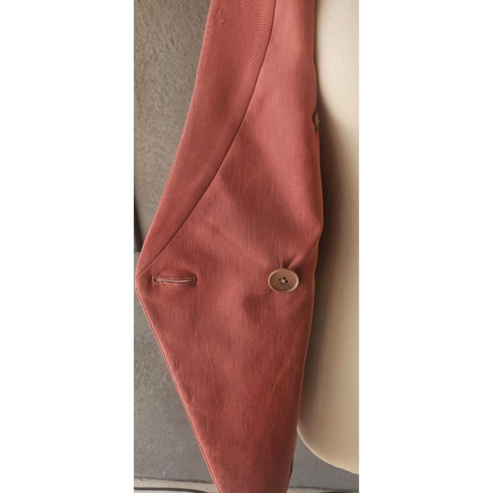 NWT Veronica Beard Amika Double Breasted Vest in Faded Rose Size 4 - Picture 5 of 8